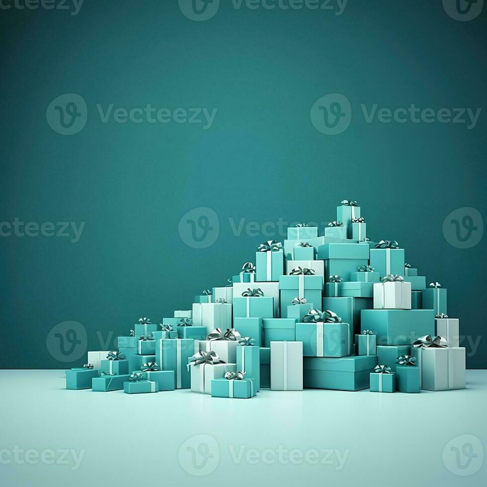 Cyber Monday Sale banner template design background with copy space. Online holiday shopping concept. Generative AI photo