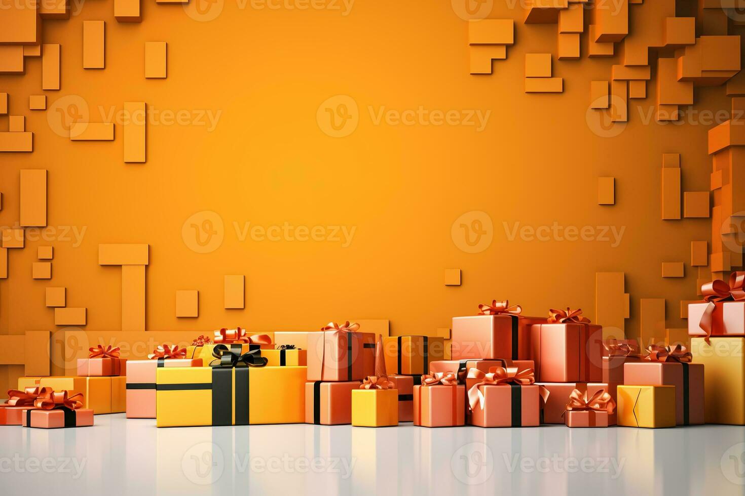 Cyber Monday Sale banner template design background with copy space. Online holiday shopping concept. Generative AI photo