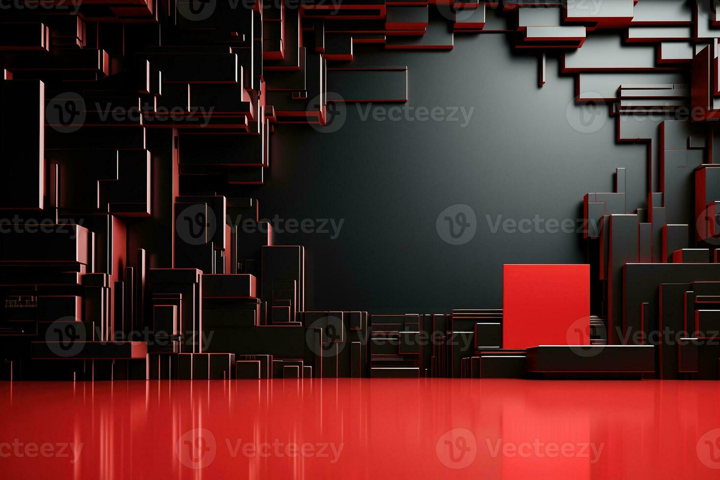 Cyber Monday Sale banner template design background with copy space. Online holiday shopping concept. Generative AI photo