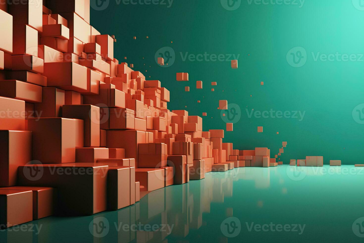 Cyber Monday Sale banner template design background with copy space. Online holiday shopping concept. Generative AI photo