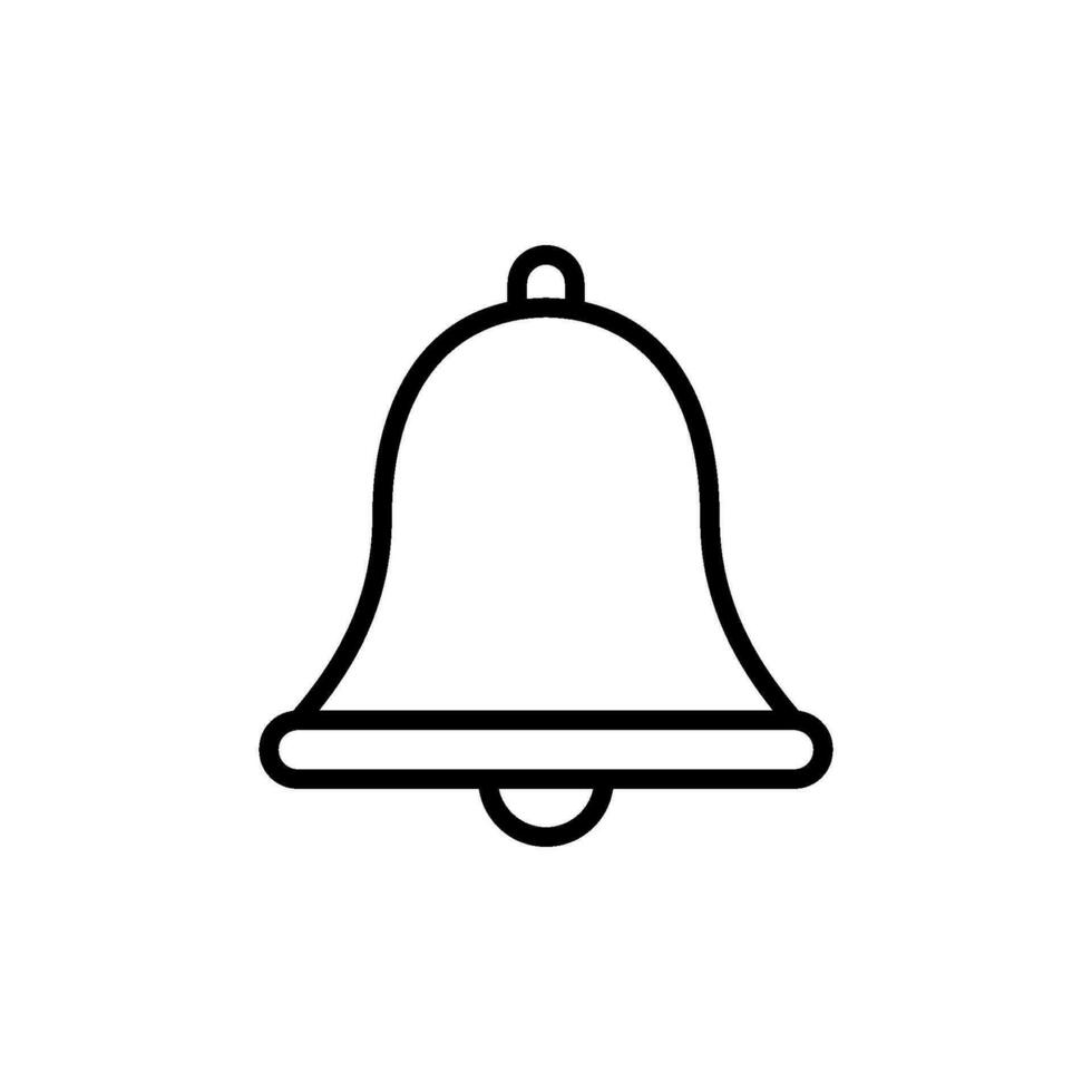 campana icono vector diseño plantillas sencillo y moderno