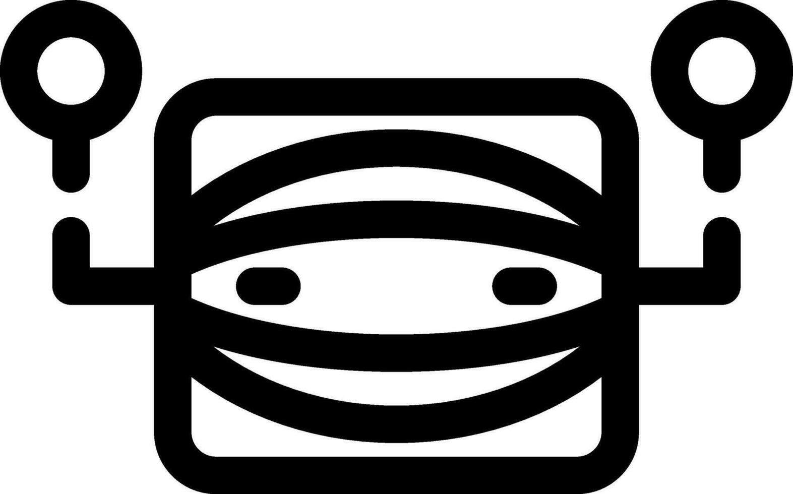 Virtual Assistant Creative Icon Design vector