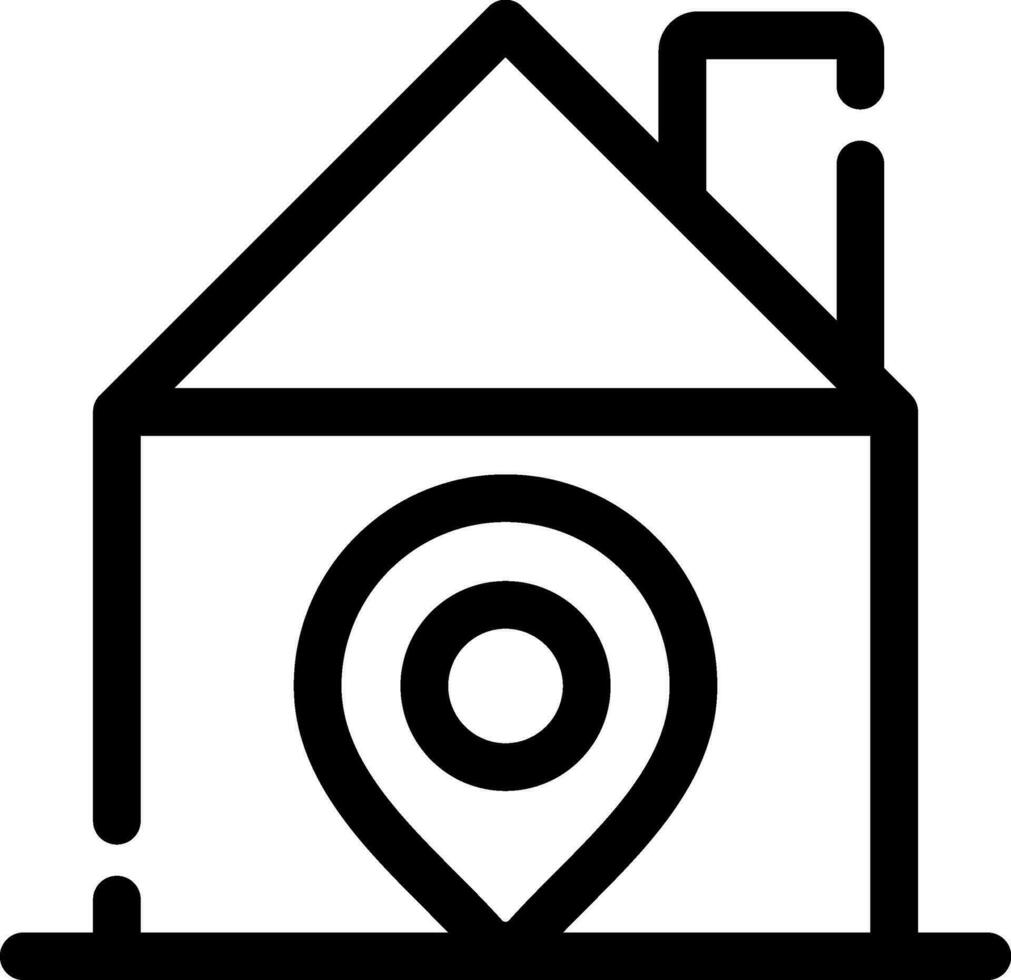 Home Location Creative Icon Design vector
