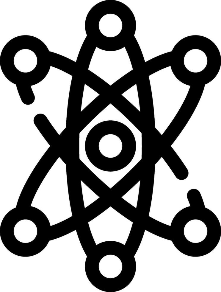 Atom Creative Icon Design vector
