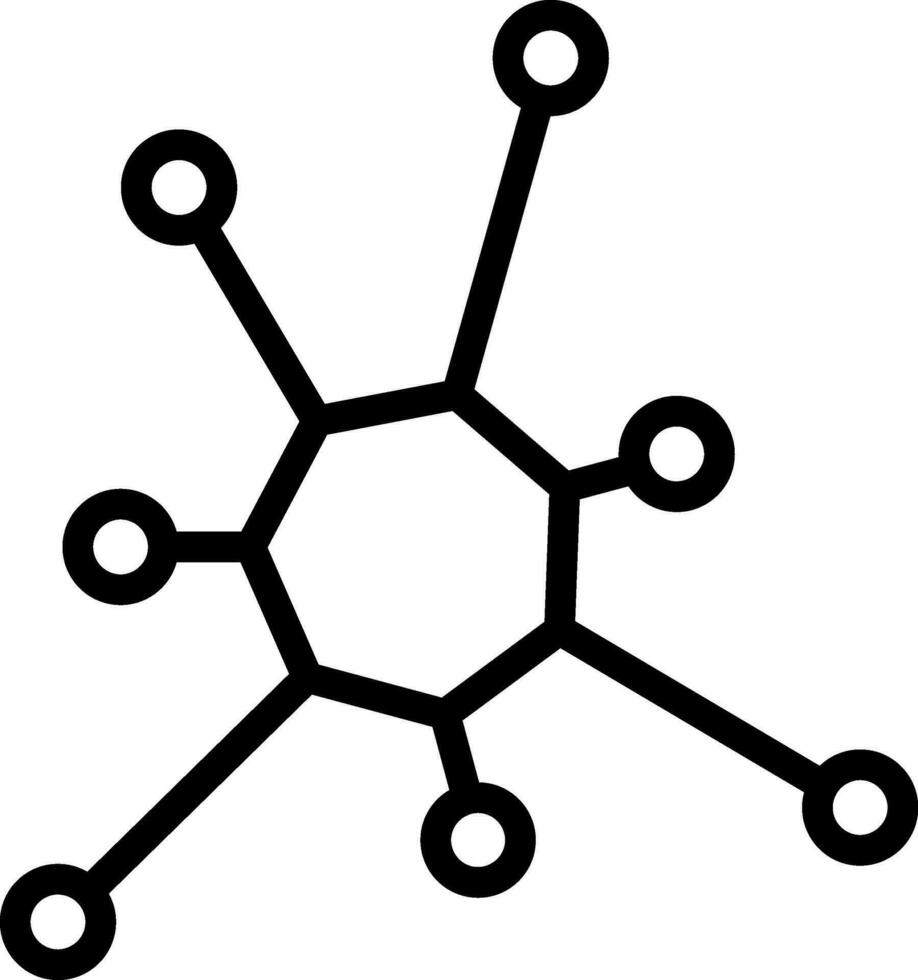 Molecule Creative Icon Design vector