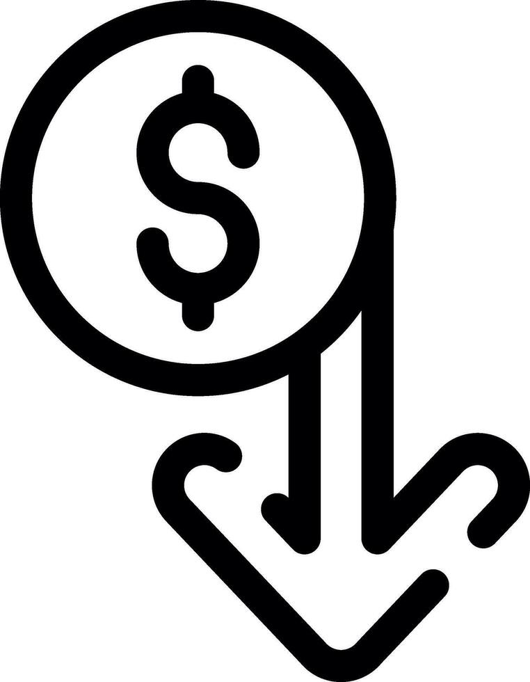 Capitalized Cost Reduction Creative Icon Design vector
