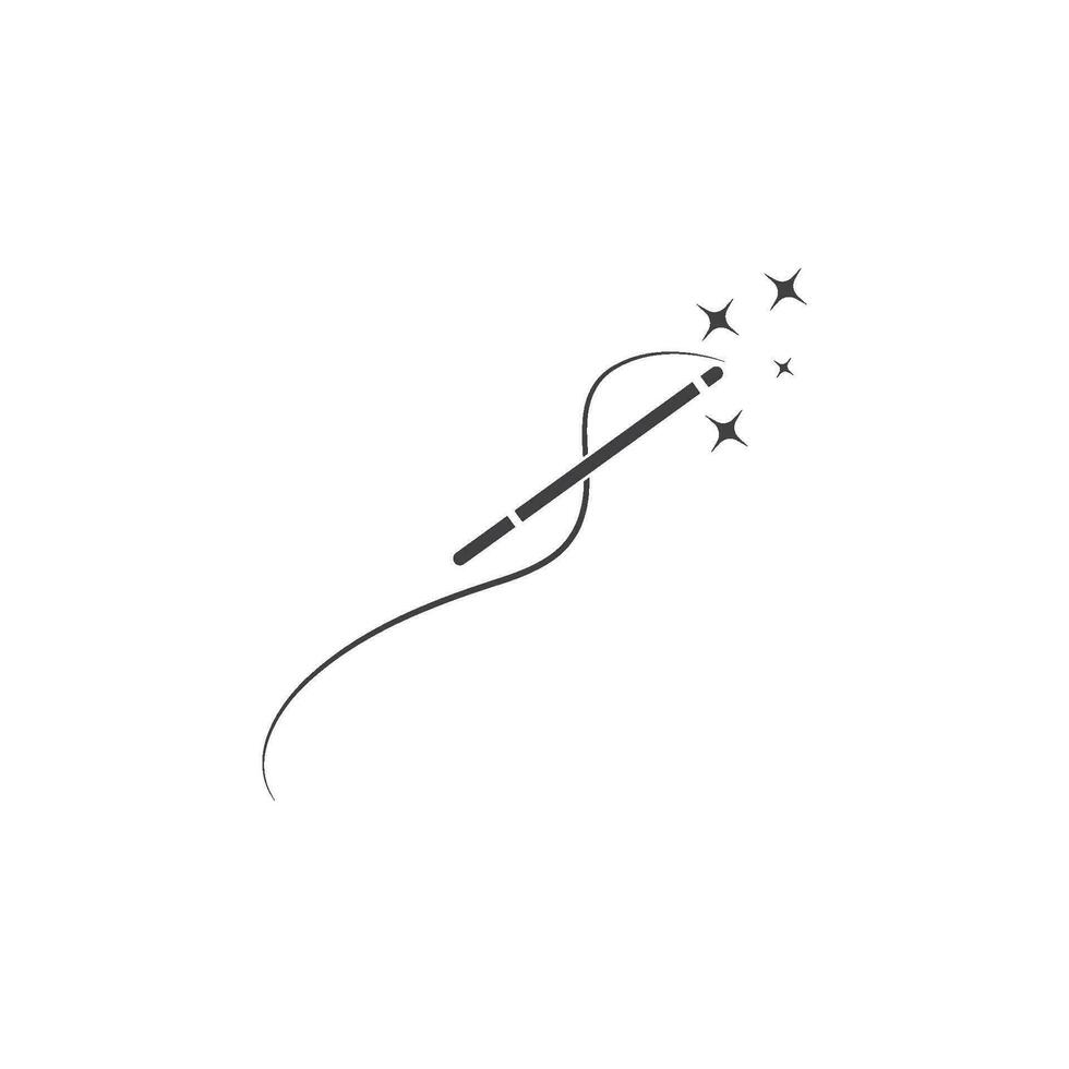 wand magic  vector icon illustration design