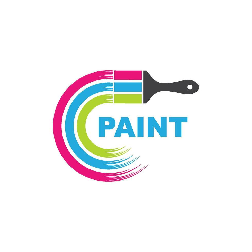 paint brush  vector icon illustration