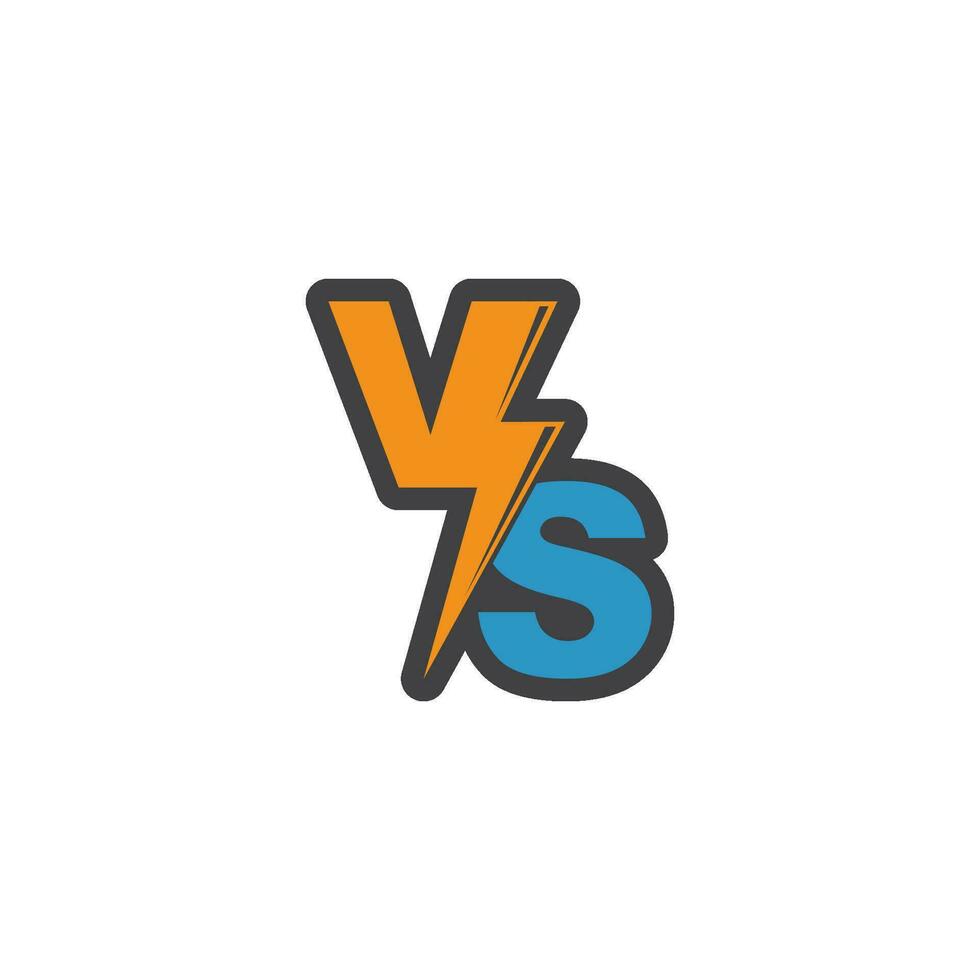 versus icono vector ilustración diseño