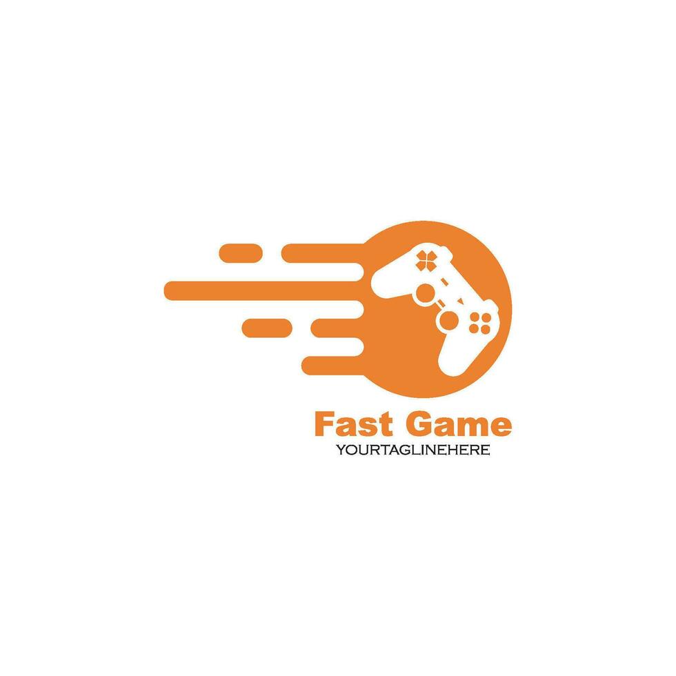 video game controller logo icon vector illustration