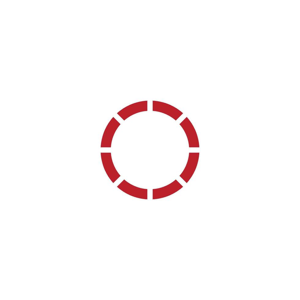 circle ring logo template vector