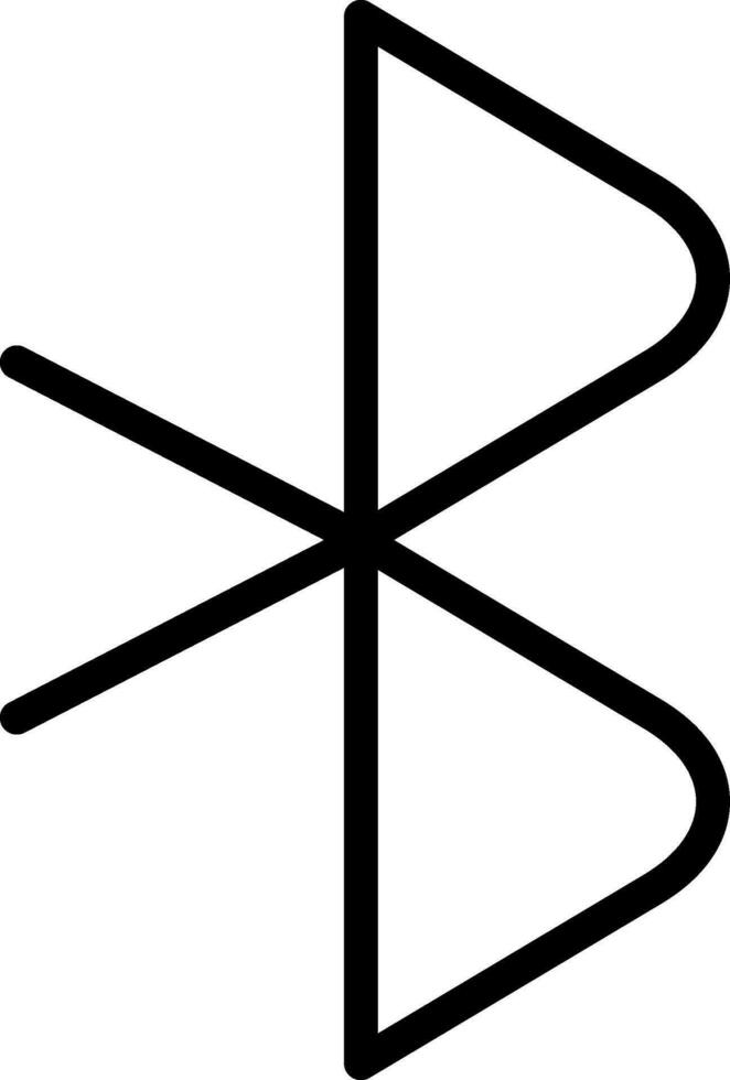 Bluetooth Creative Icon Design vector