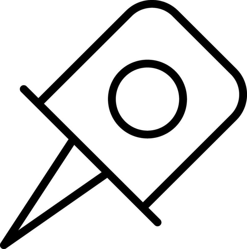 Pin Creative Icon Design vector