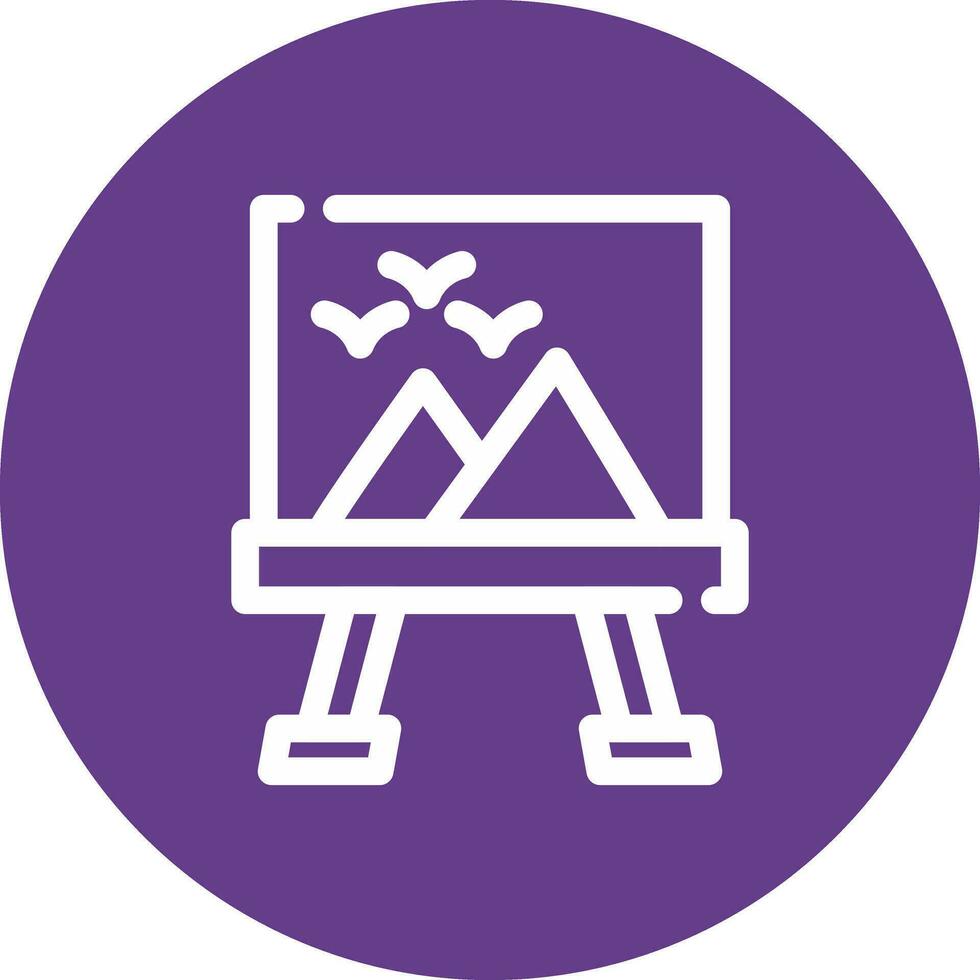 Canvas Creative Icon Design vector