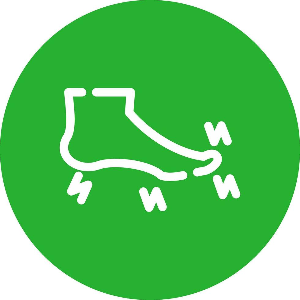 Foot Creative Icon Design vector