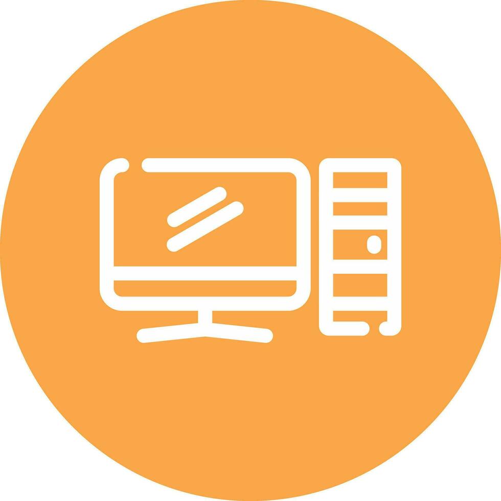 Computer Creative Icon Design vector