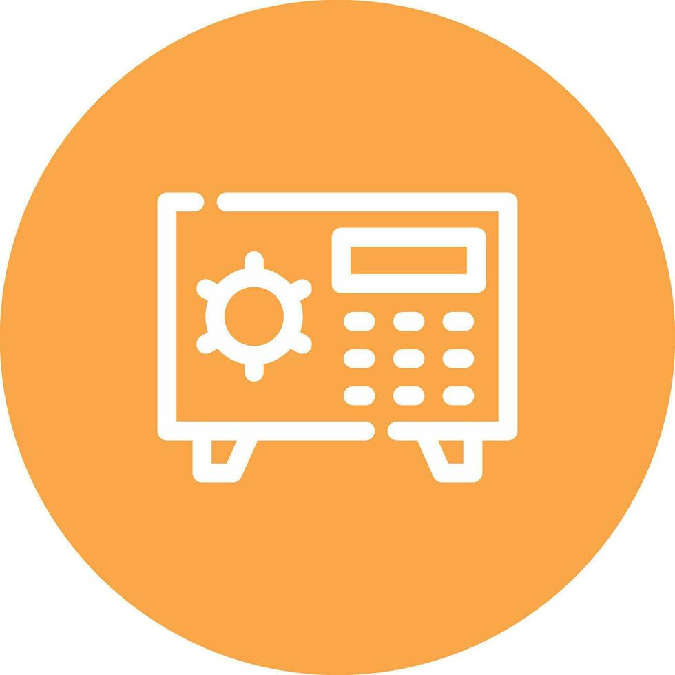 Safe Box Creative Icon Design vector