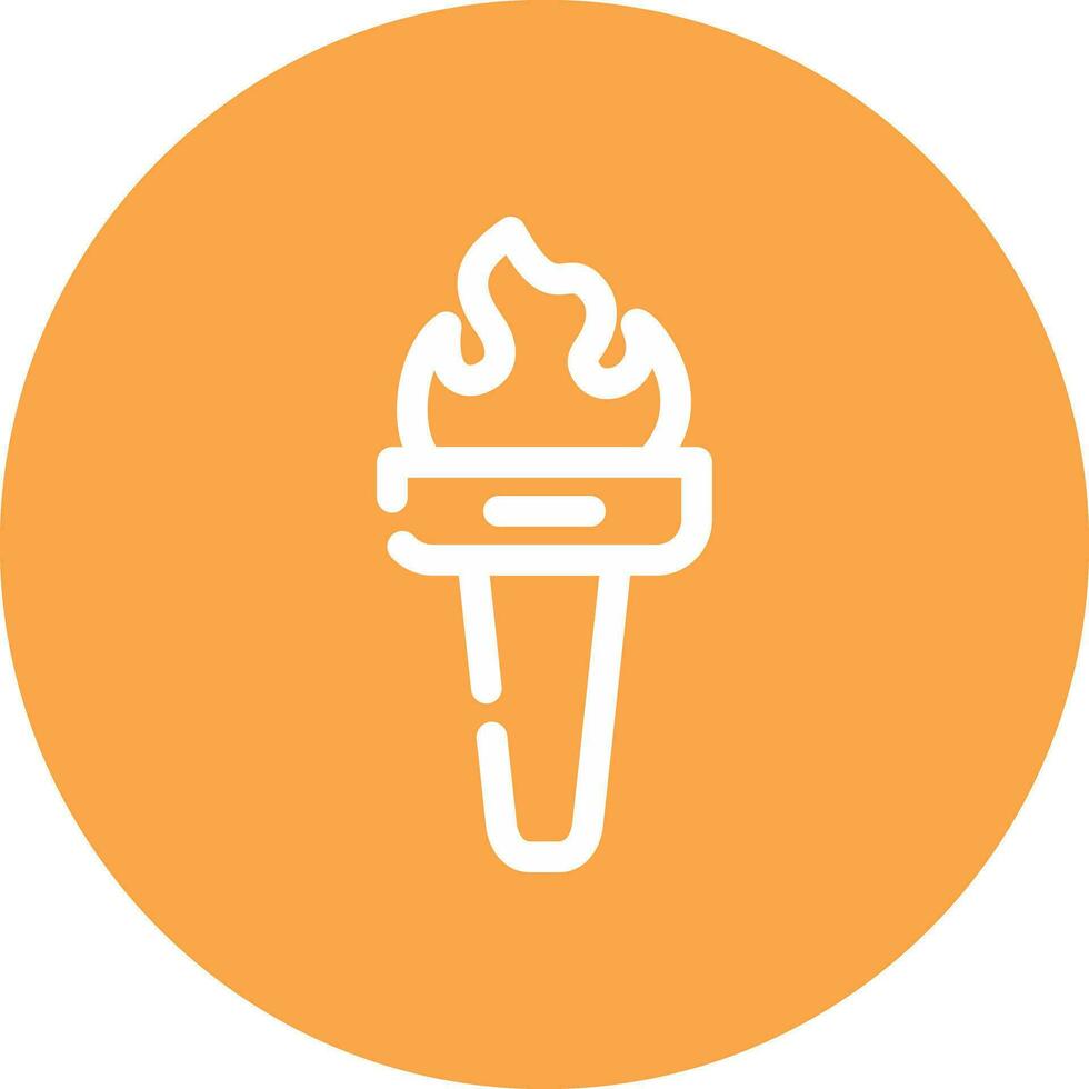 Pirates Torch Creative Icon Design vector