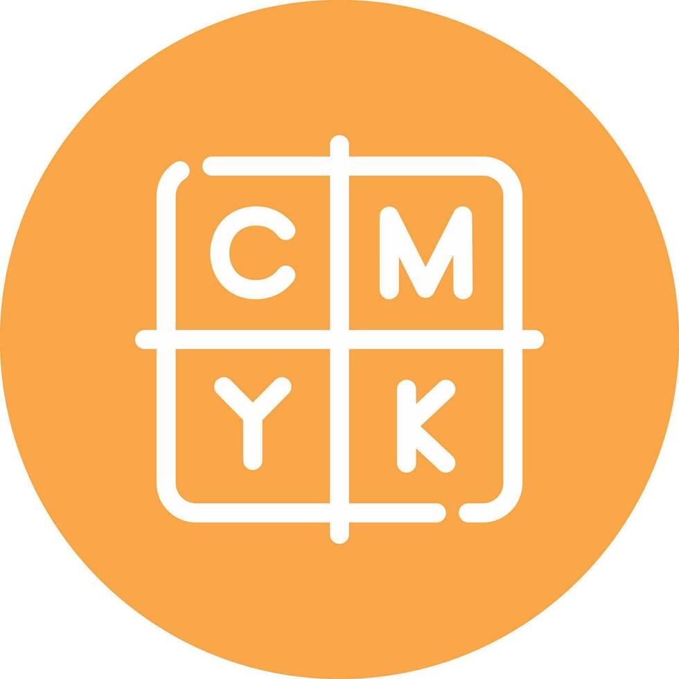 CMYK Creative Icon Design vector