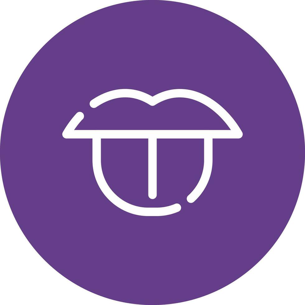 Tongue Creative Icon Design vector