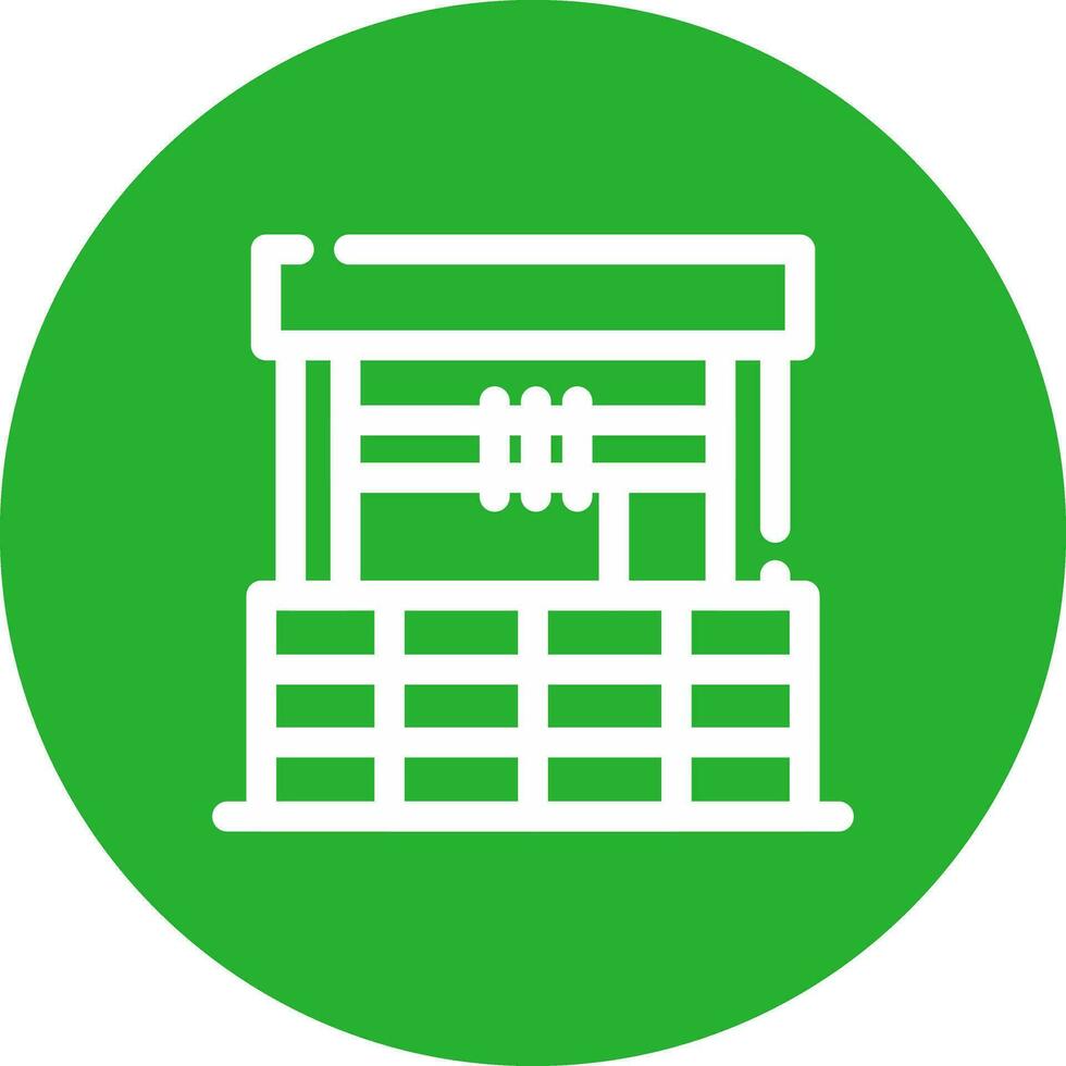 Water Well Creative Icon Design vector