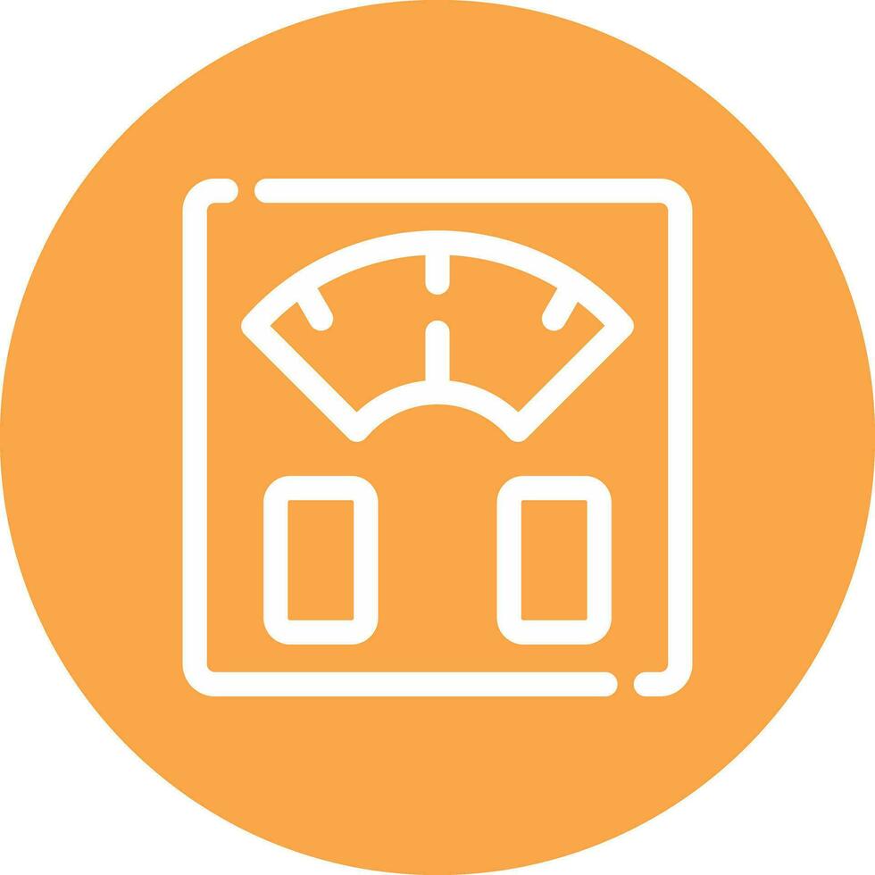 Body Scale Creative Icon Design vector