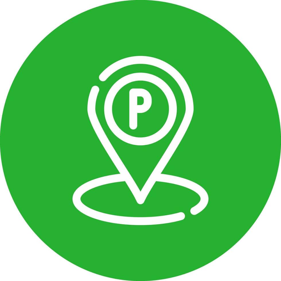 Parking Creative Icon Design vector