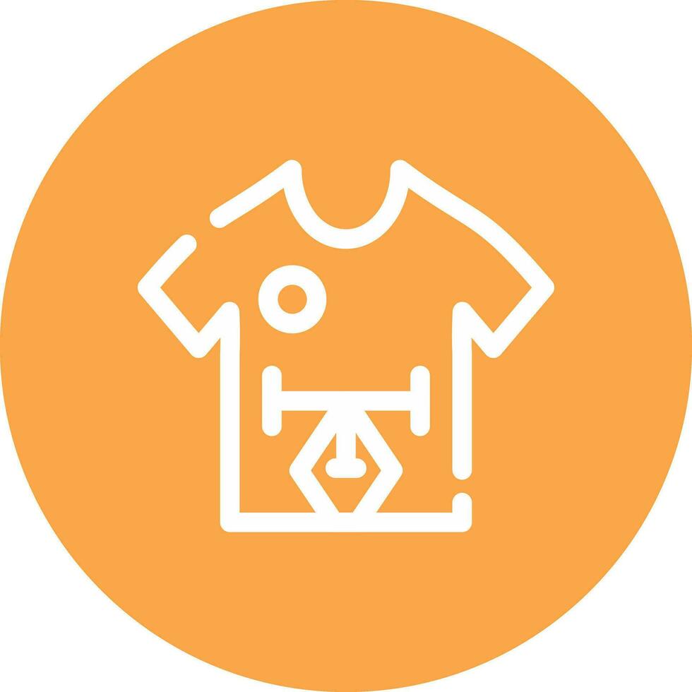 T Shirt Creative Icon Design vector