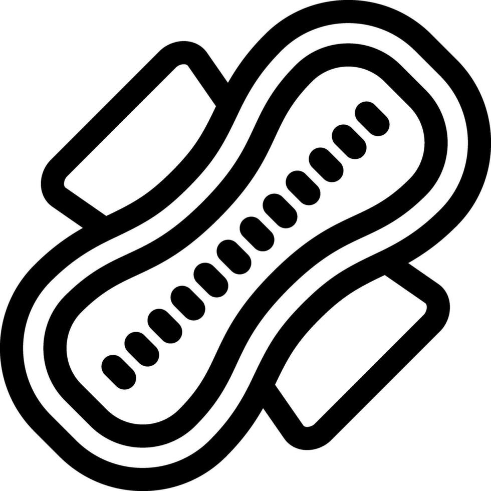 Sanitary Napkin Creative Icon Design vector