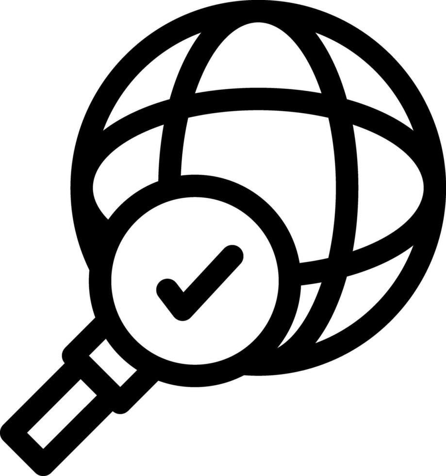 Global Research Creative Icon Design vector