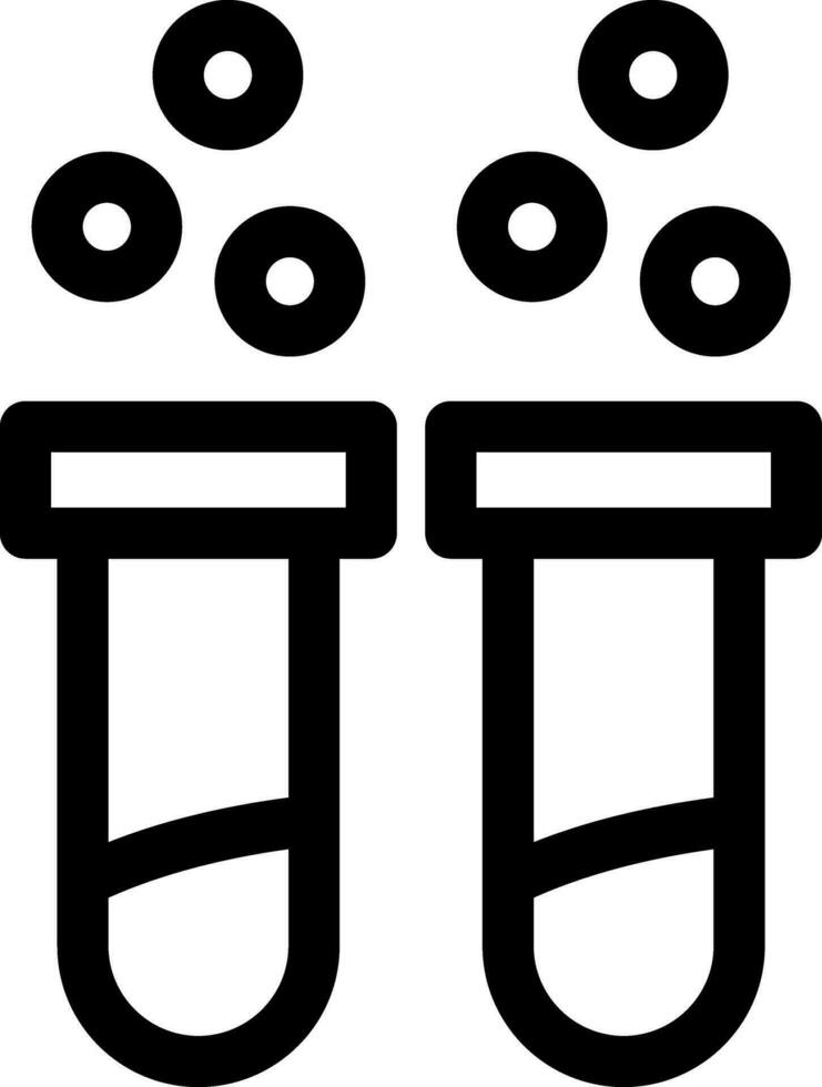 Test Tube Creative Icon Design vector