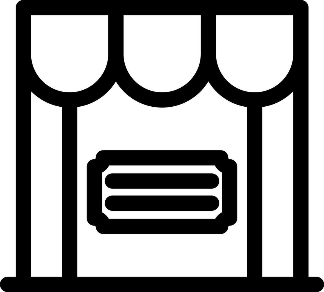 Ticket Office Creative Icon Design vector