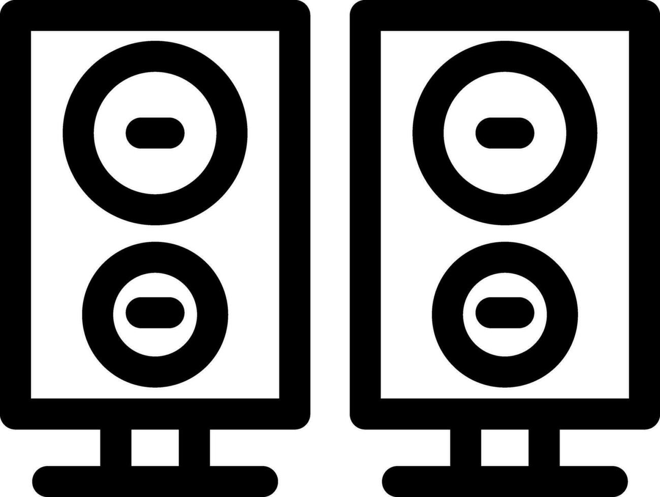 Speakers Creative Icon Design vector