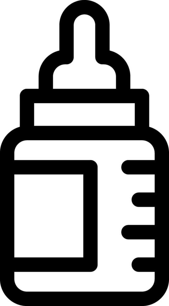 Feeding Bottle Creative Icon Design vector