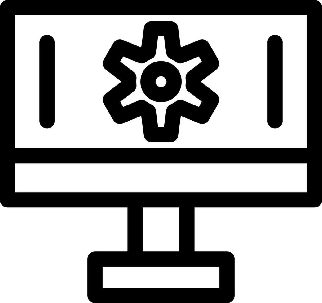 Setting Creative Icon Design vector