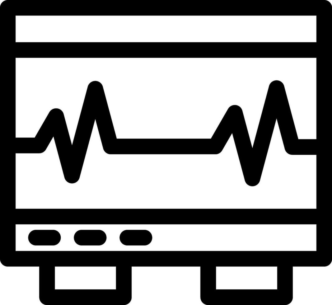 electrocardiograma creativo icono diseño vector