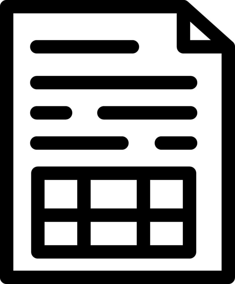 Spreadsheet Creative Icon Design vector