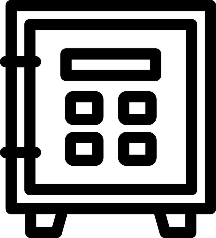 Safe Lock Creative Icon Design vector