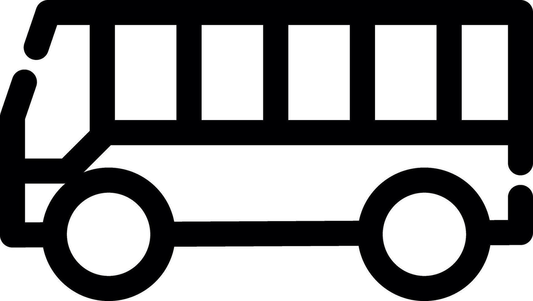 Bus Creative Icon Design vector