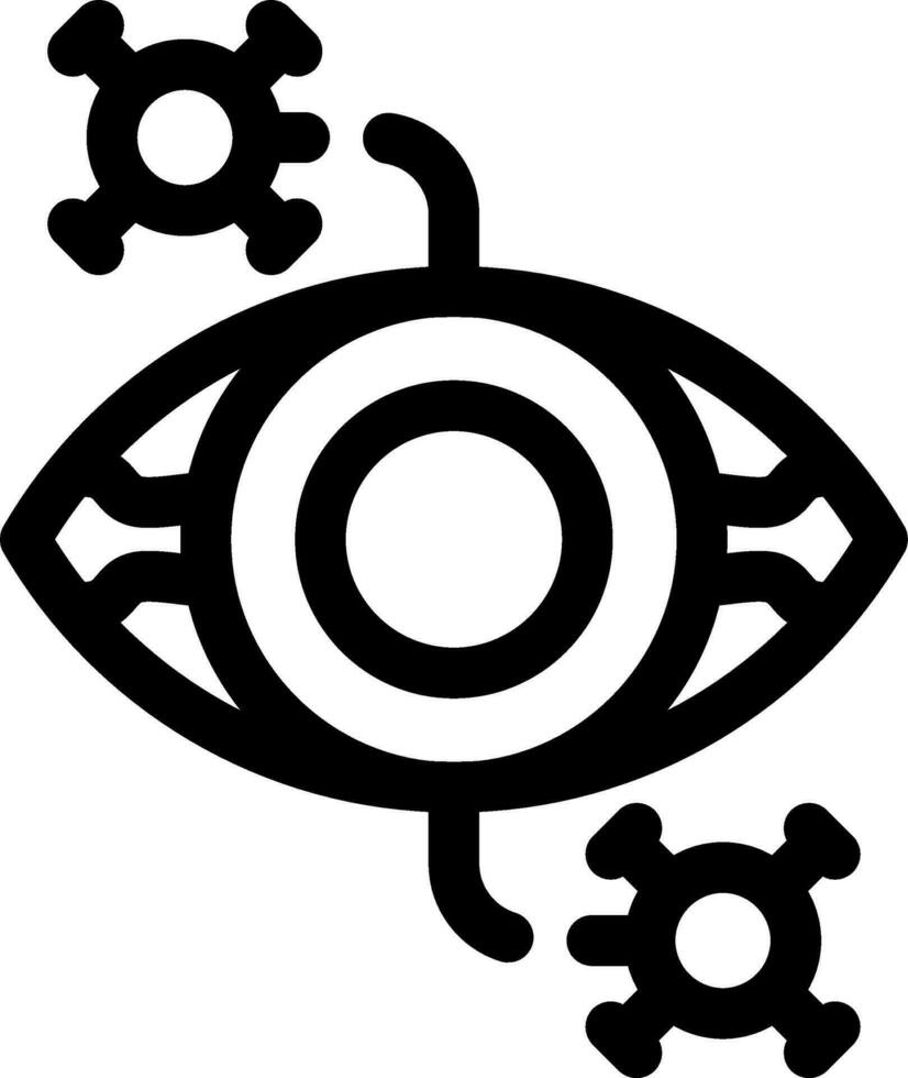 Eye Disease Creative Icon Design vector