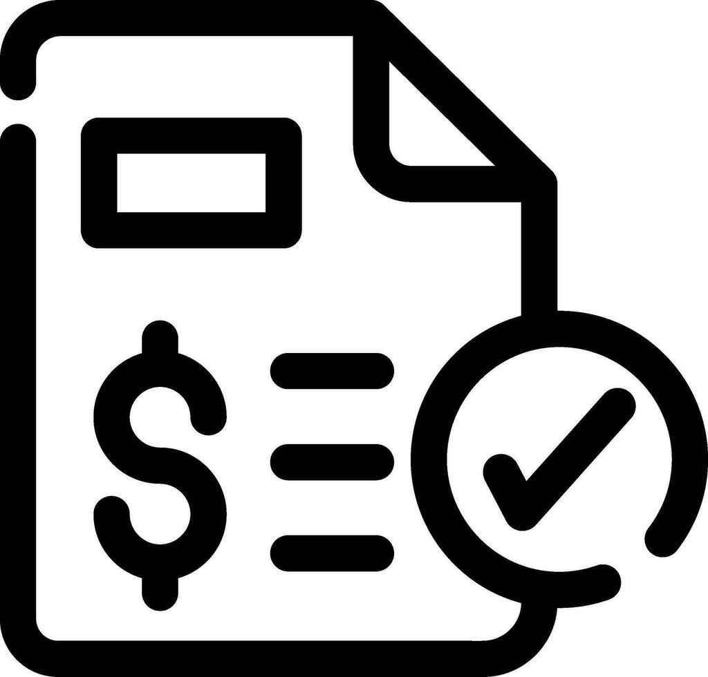 Loan Application Status Creative Icon Design vector