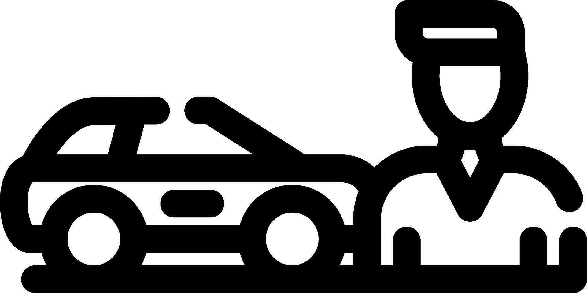Used Car Dealership Creative Icon Design vector