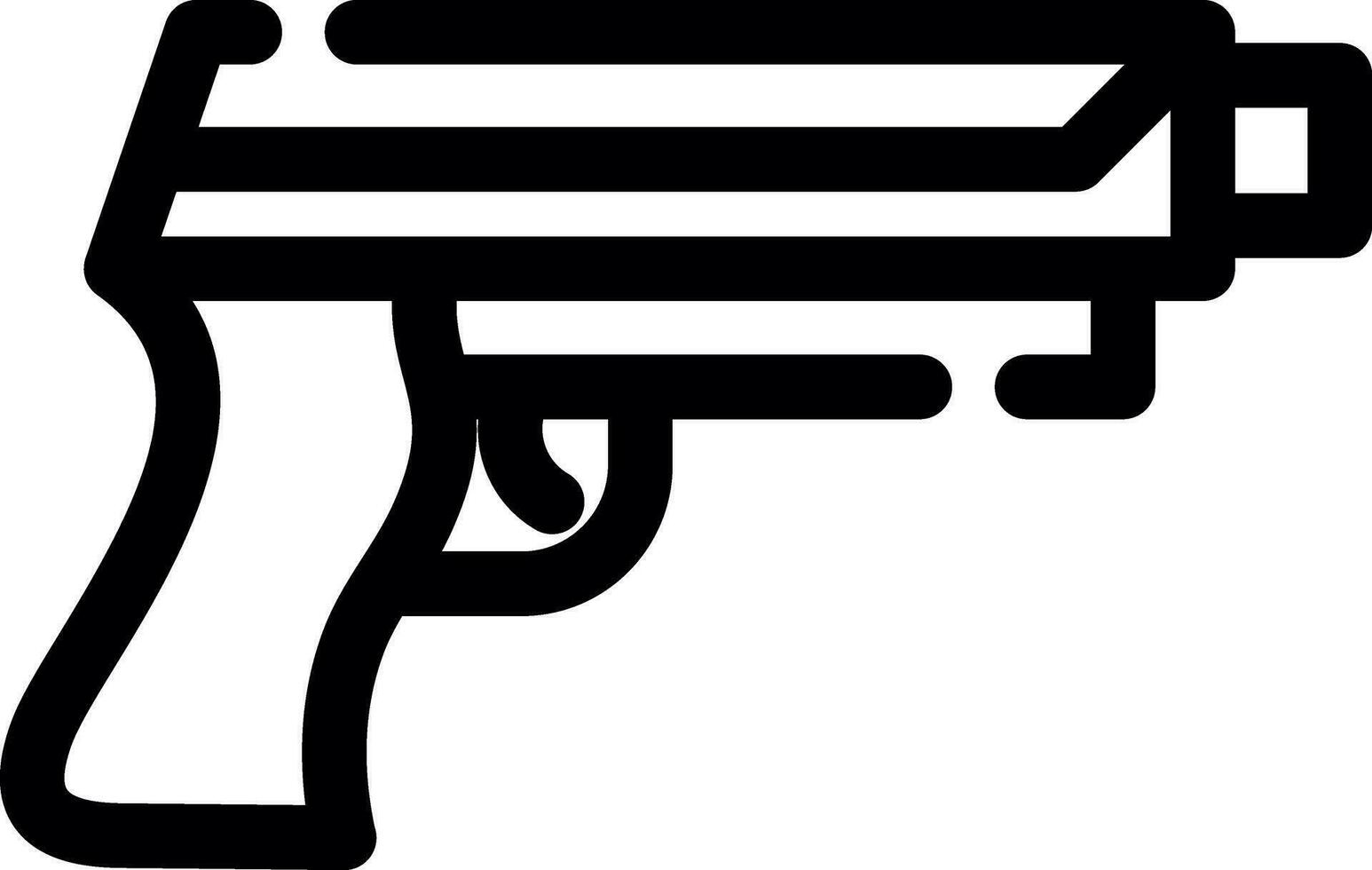 diseño de icono creativo de pistola vector