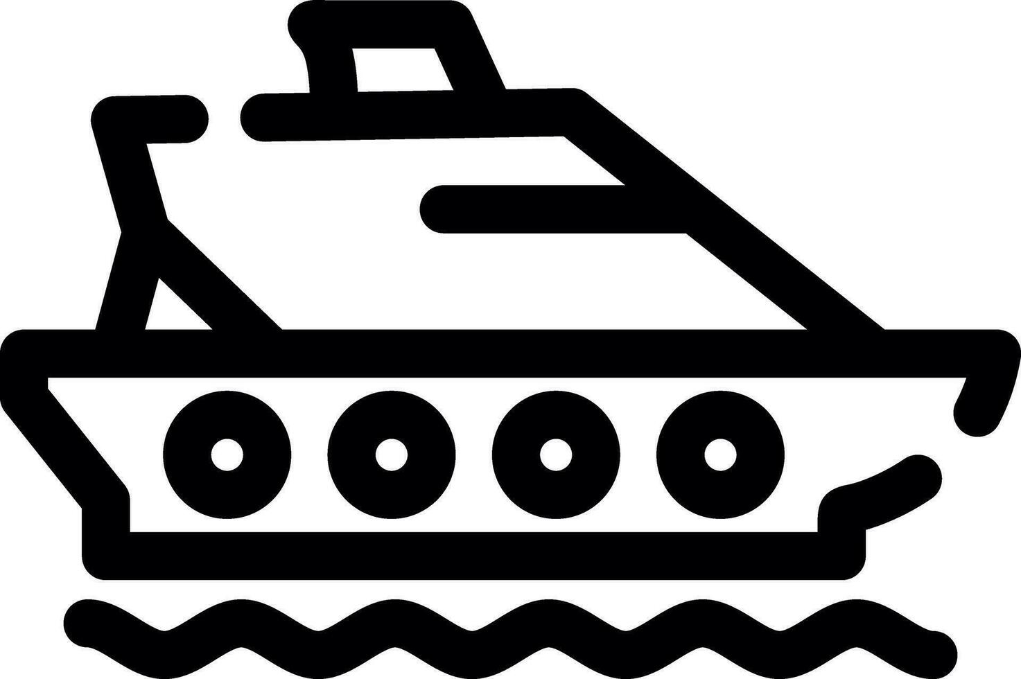 Ship Creative Icon Design vector