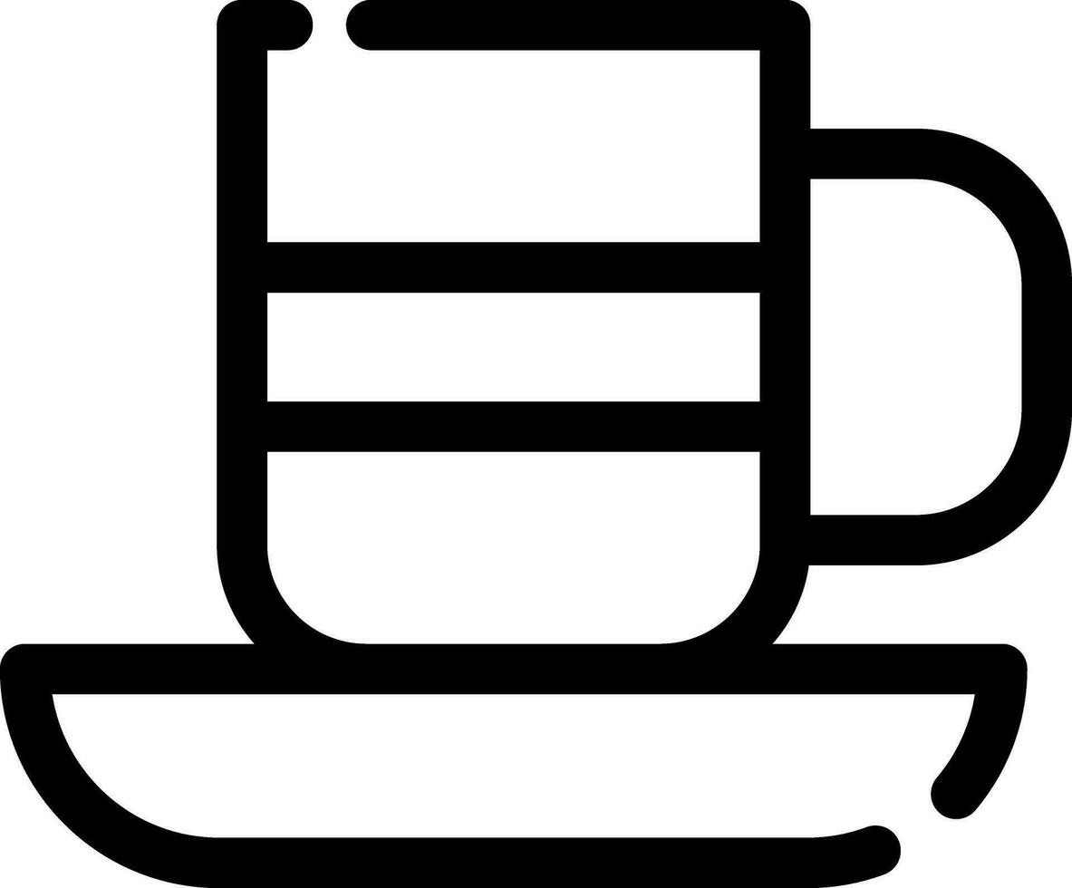 diseño de icono creativo de taza de té vector