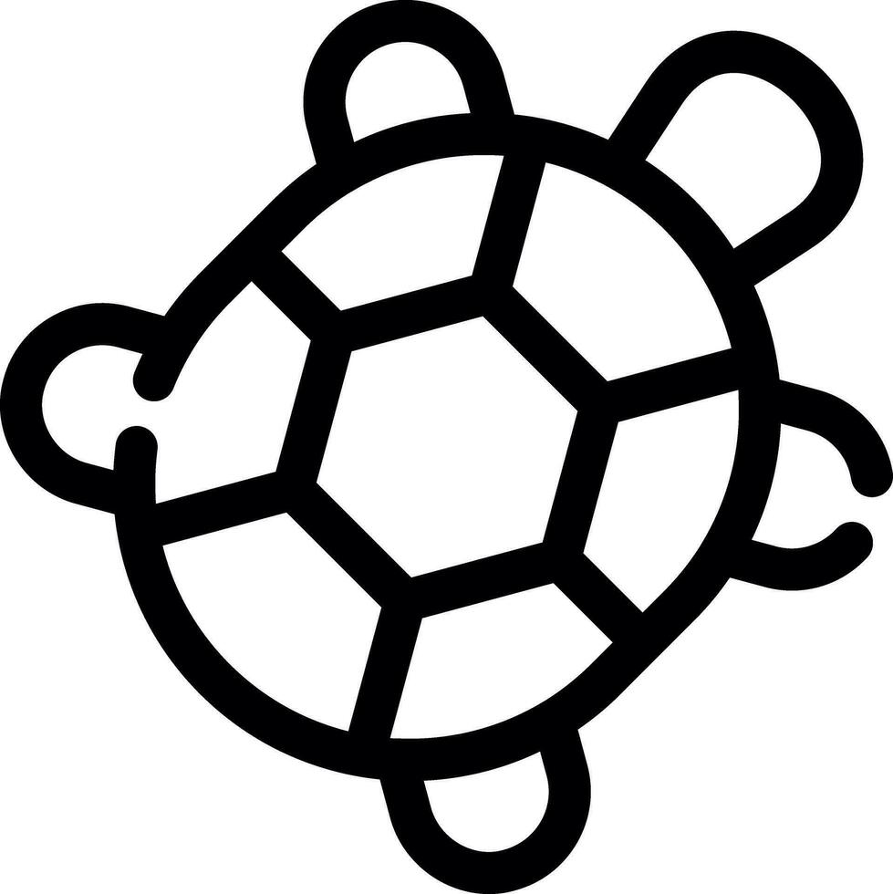 diseño de icono creativo de tortuga vector