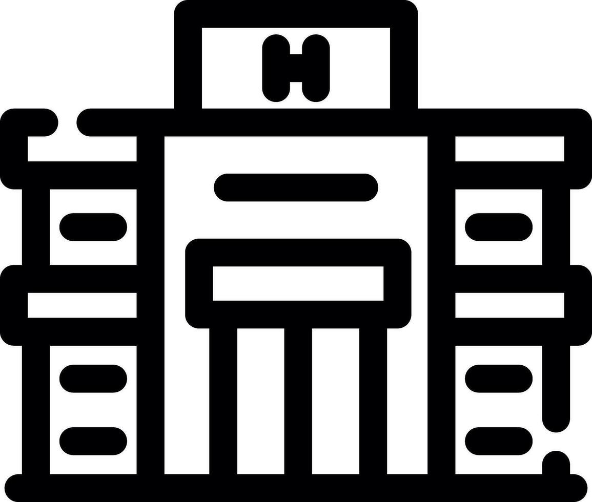 Hospital Creative Icon Design vector