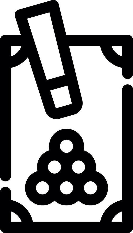 Snooker Creative Icon Design vector