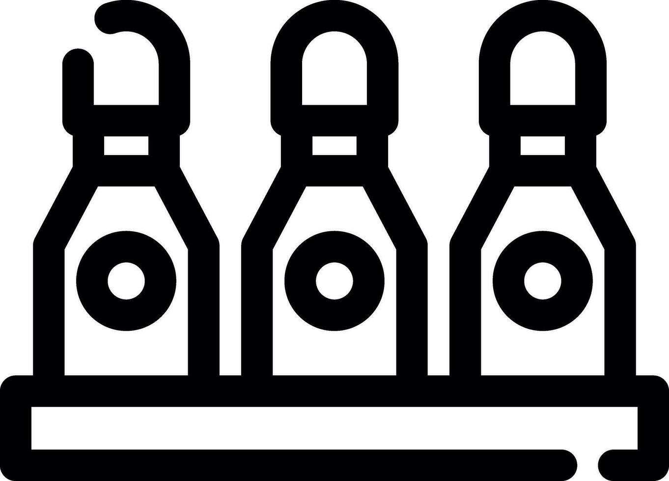 botellas creativo icono diseño vector