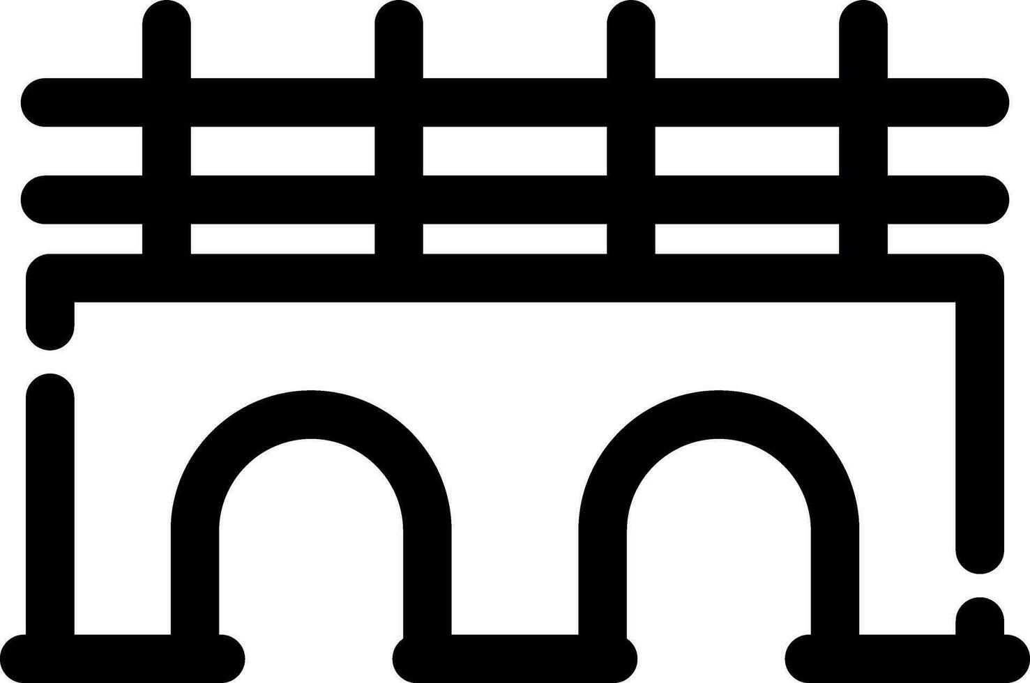 Bridge Creative Icon Design vector
